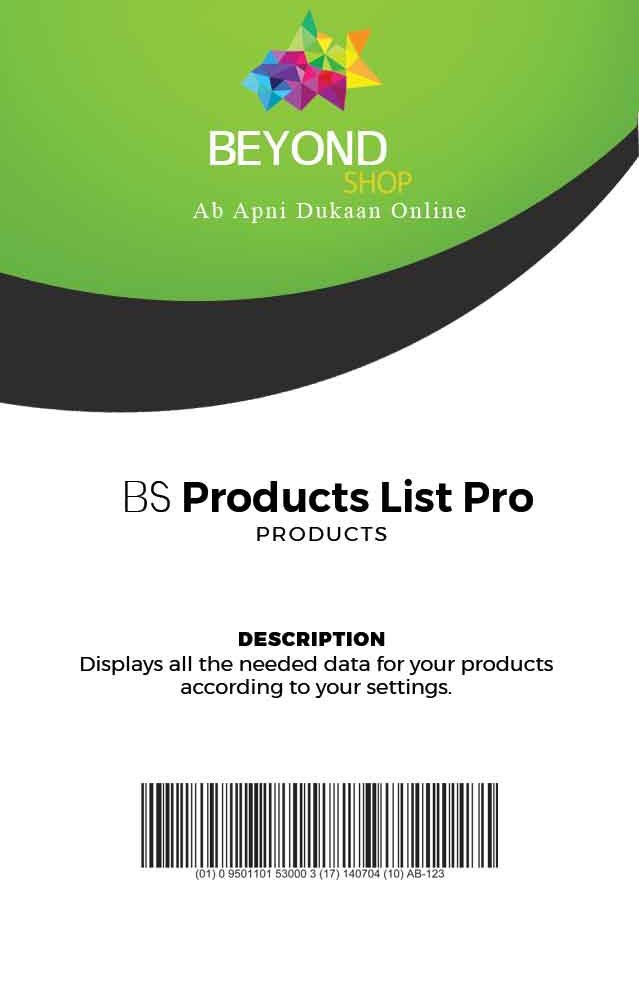 BS-Products-List-Pro